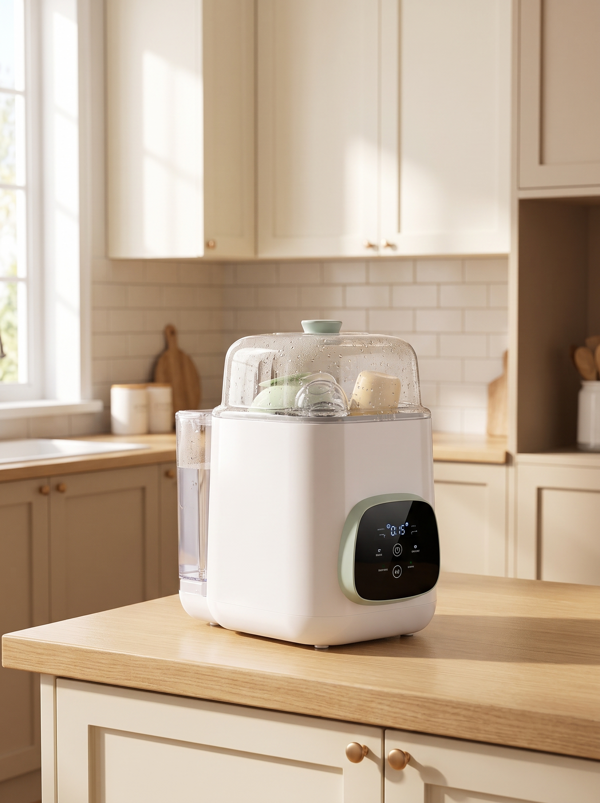 PureNest running on a kitchen counter